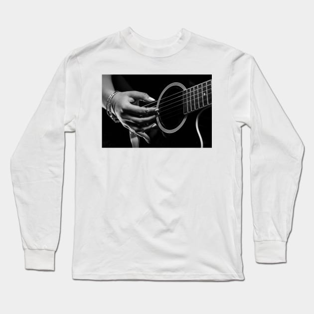 Guitarist Long Sleeve T-Shirt by ansaharju